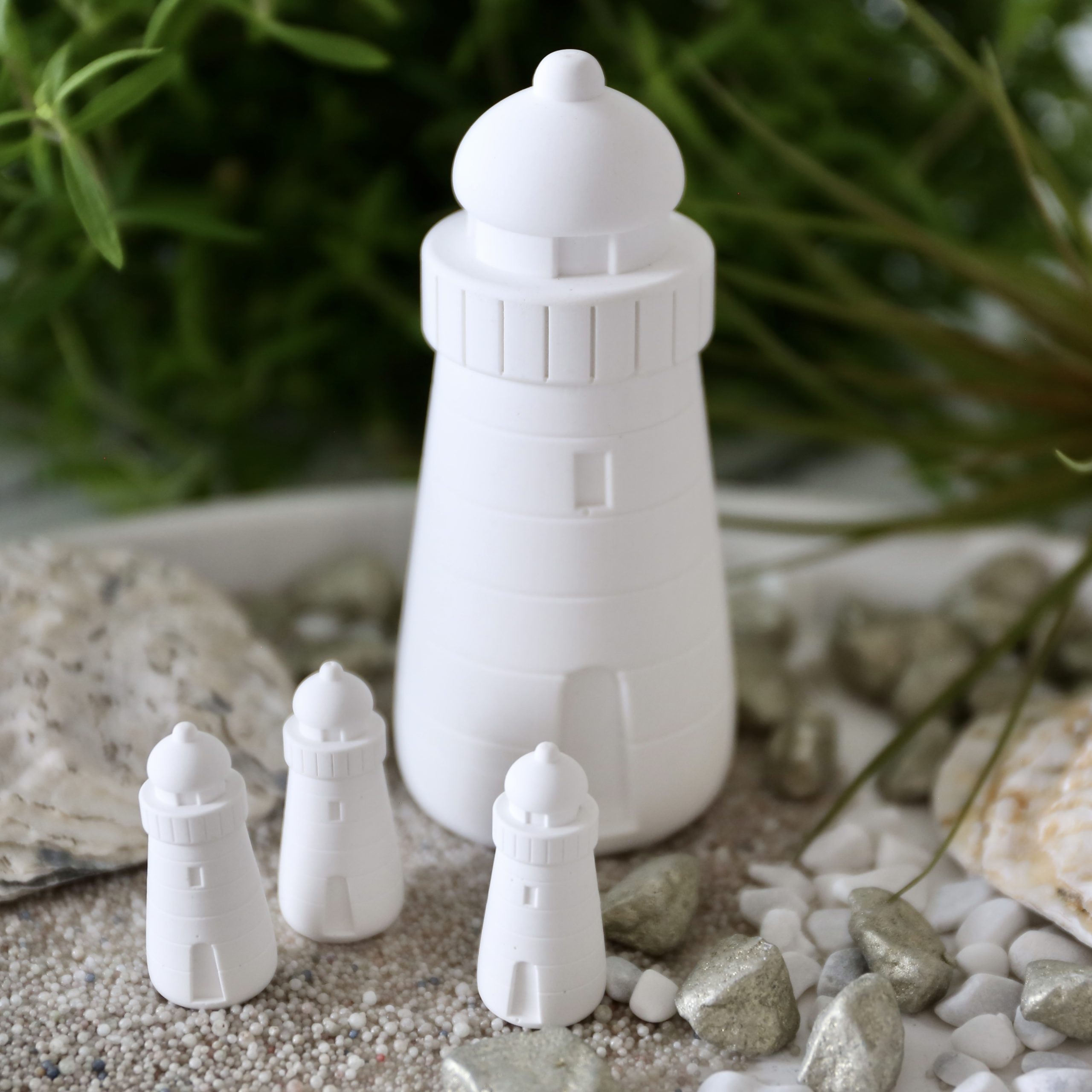 Silikon - Gießform - Mini Leuchtturm - maritim - Multiform – Bild 5