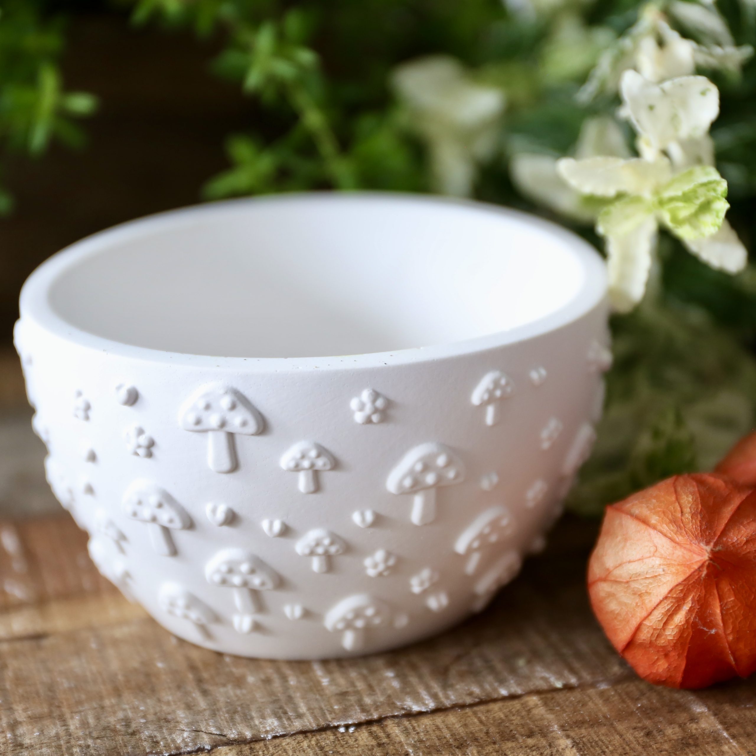 Silikon - Gießform - Pilze und Herzen - Dekoschale - Pflanzschale – Bild 7