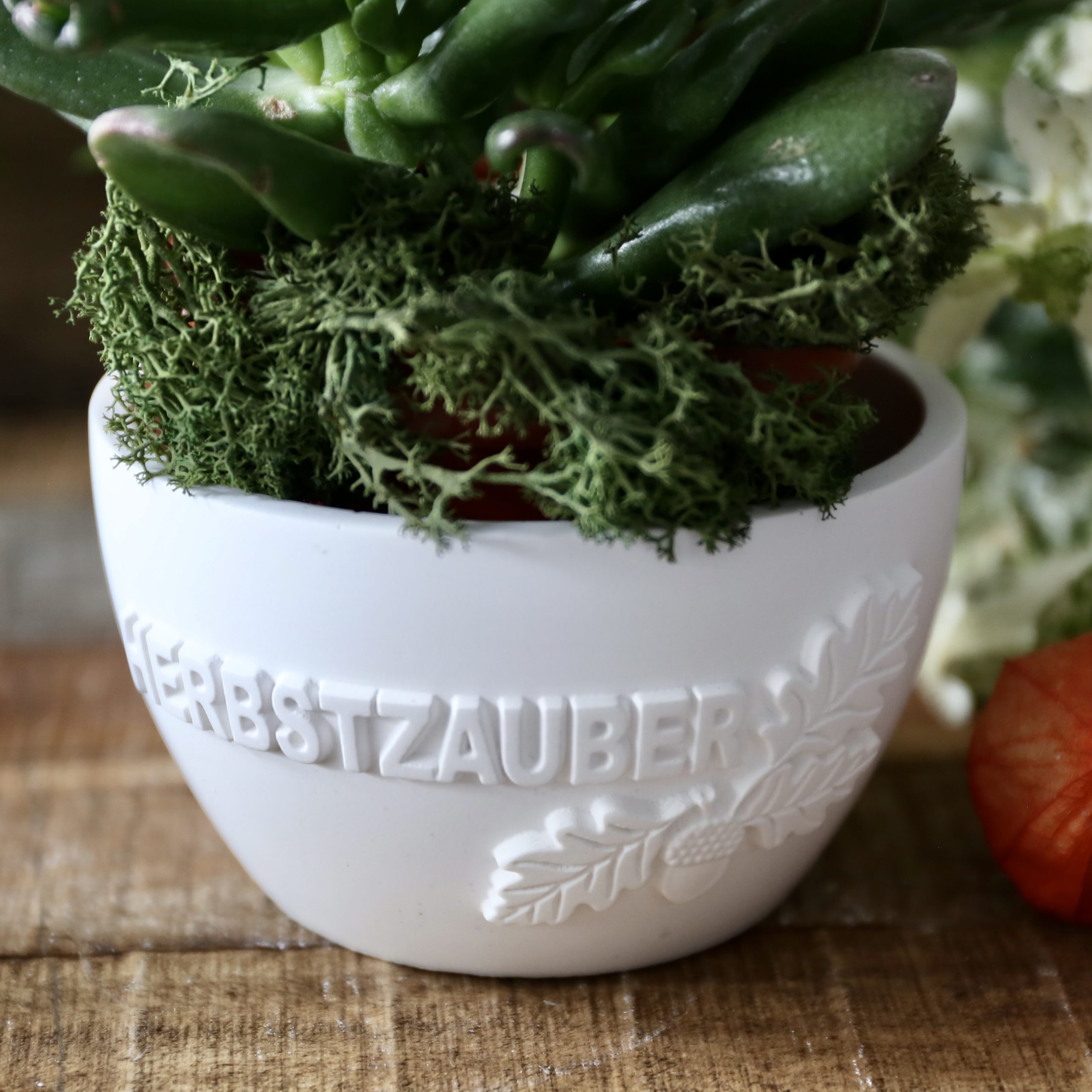 Silikon - Gießform - Herbstzauber - Dekoschale - Pflanzschale – Bild 10