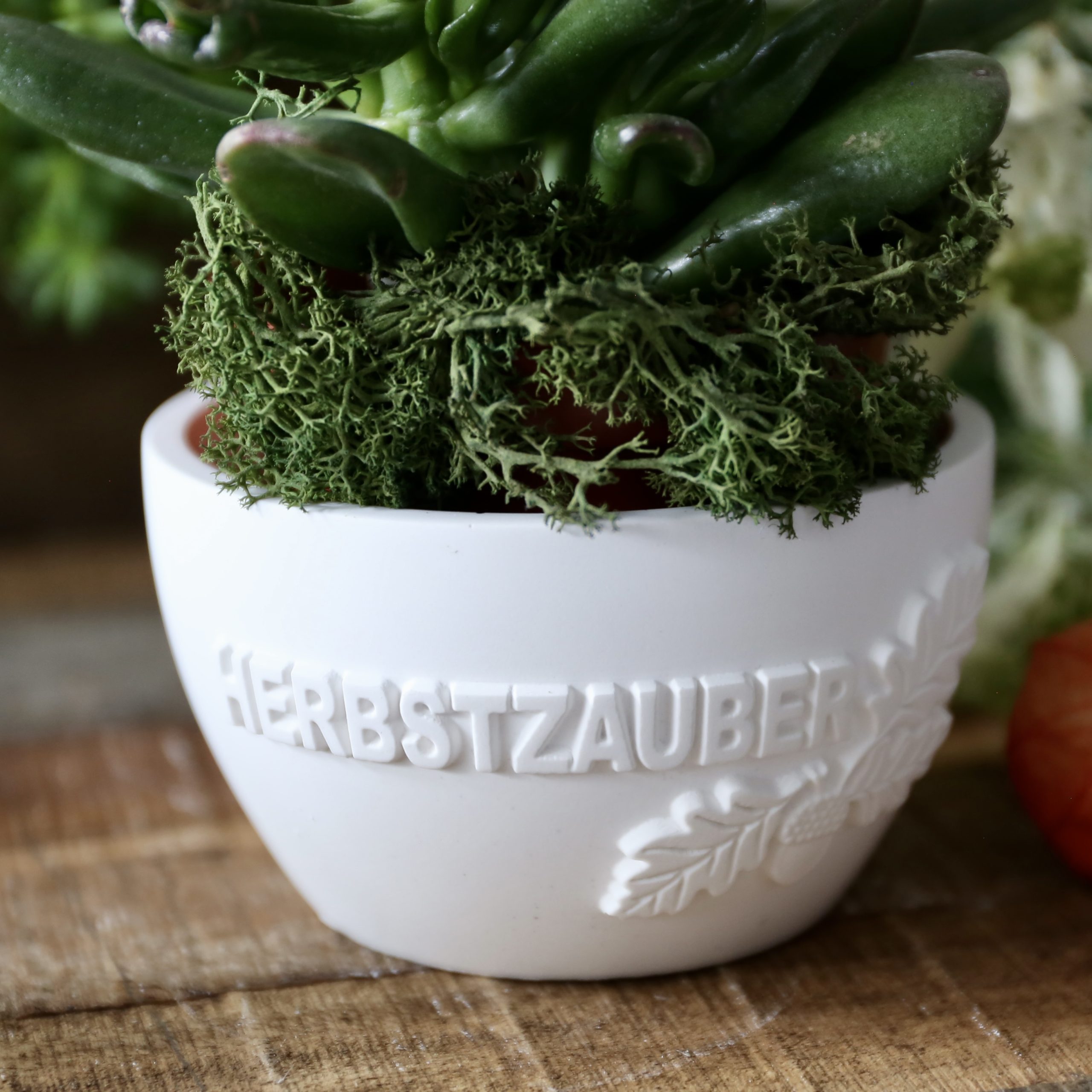 Silikon - Gießform - Herbstzauber - Dekoschale - Pflanzschale – Bild 11