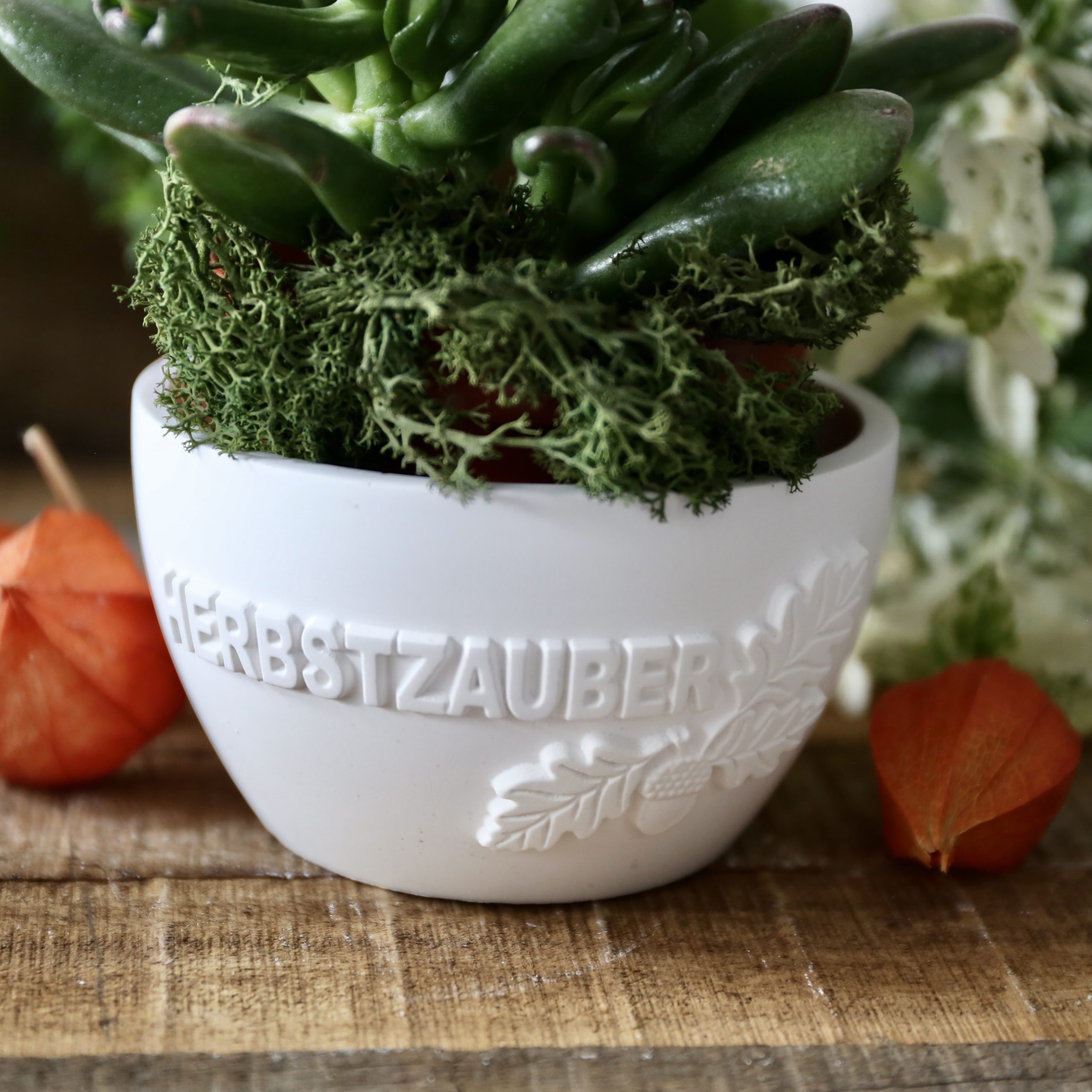 Silikon - Gießform - Herbstzauber - Dekoschale - Pflanzschale – Bild 12