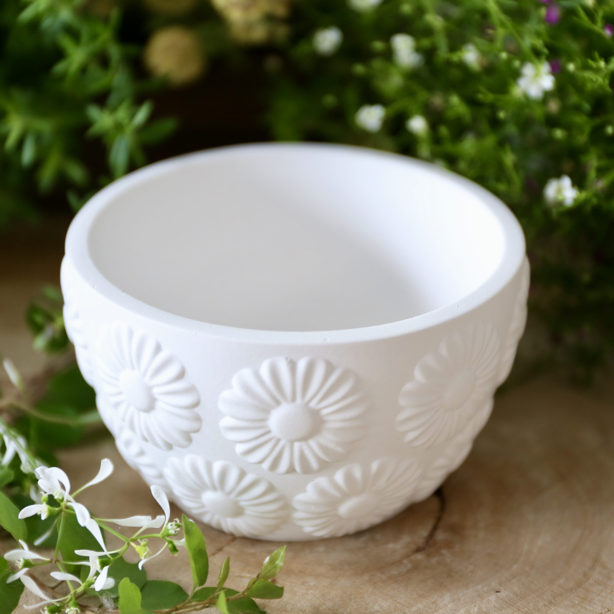 Silikon - Gießform - Margeriten - Dekoschale - Pflanzschale – Bild 5