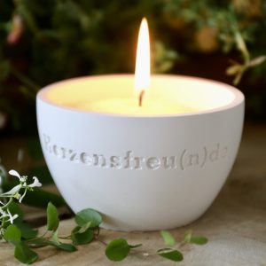 Silikon - Gießform - Herzensfreu(n)de - Dekoschale - Pflanzschale