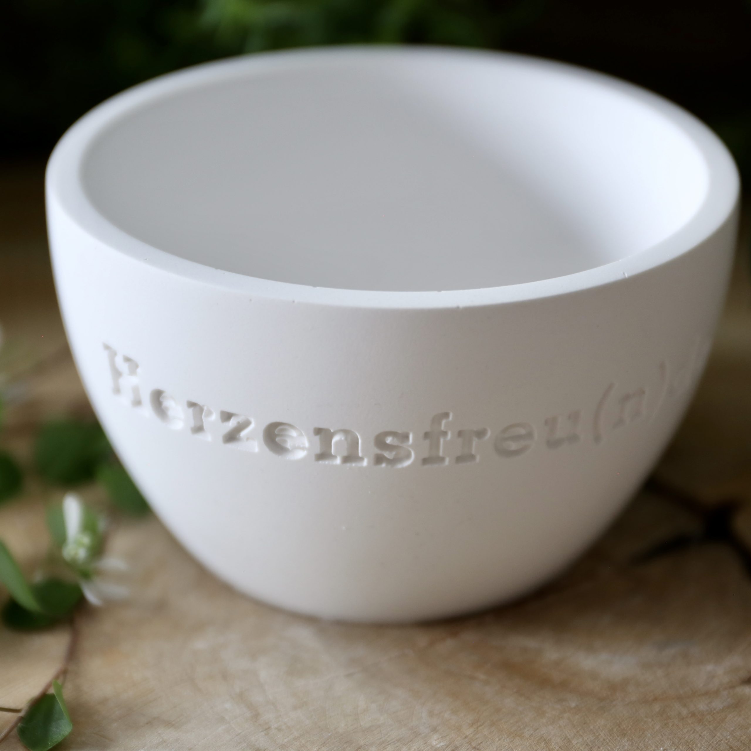 Silikon - Gießform - Herzensfreu(n)de - Dekoschale - Pflanzschale – Bild 12