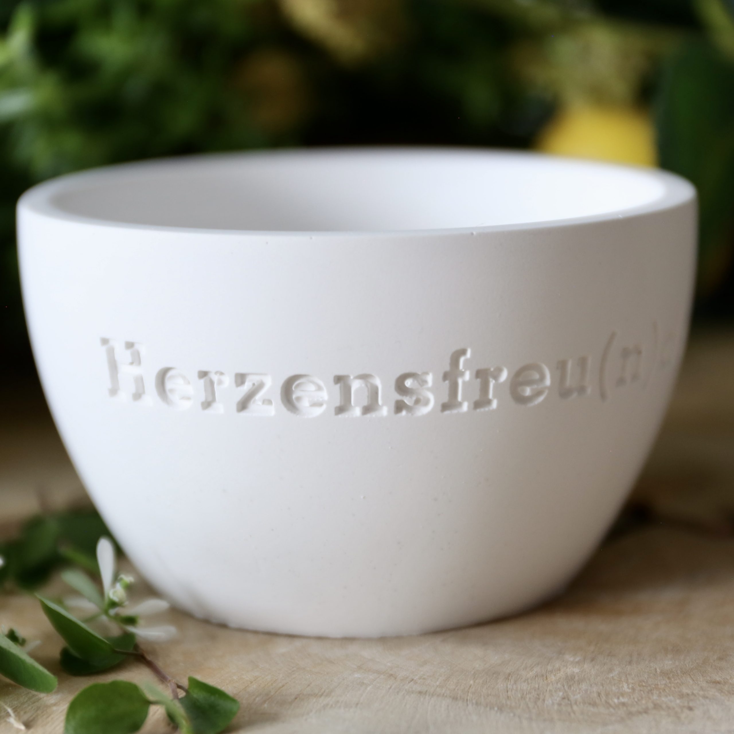 Silikon - Gießform - Herzensfreu(n)de - Dekoschale - Pflanzschale – Bild 13