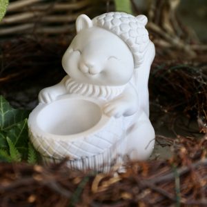 Silikon - Gießform - Eichhörnchen mit Nussschale