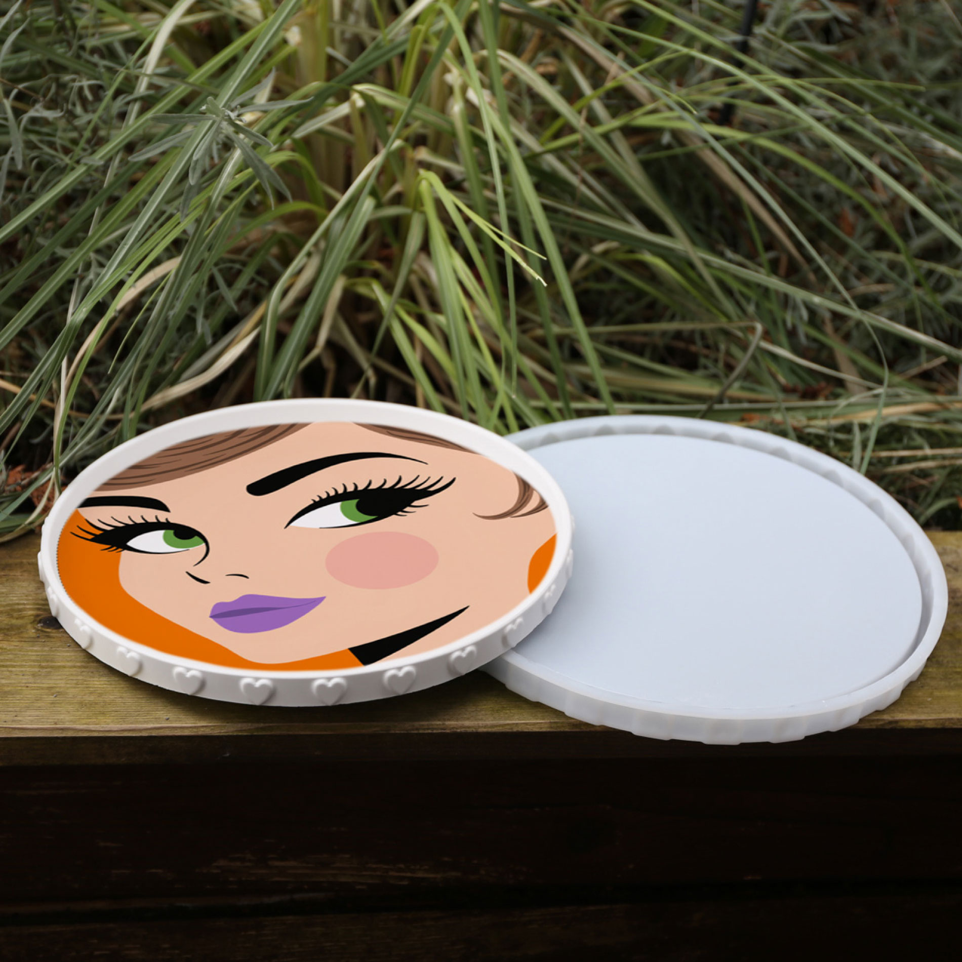 Outdoorstoff - Spooky Season - Inlays für Silikon - Dekoteller - Tablett - wähle aus 4 Varianten - Frida Kreativ - abby and amy – Bild 4