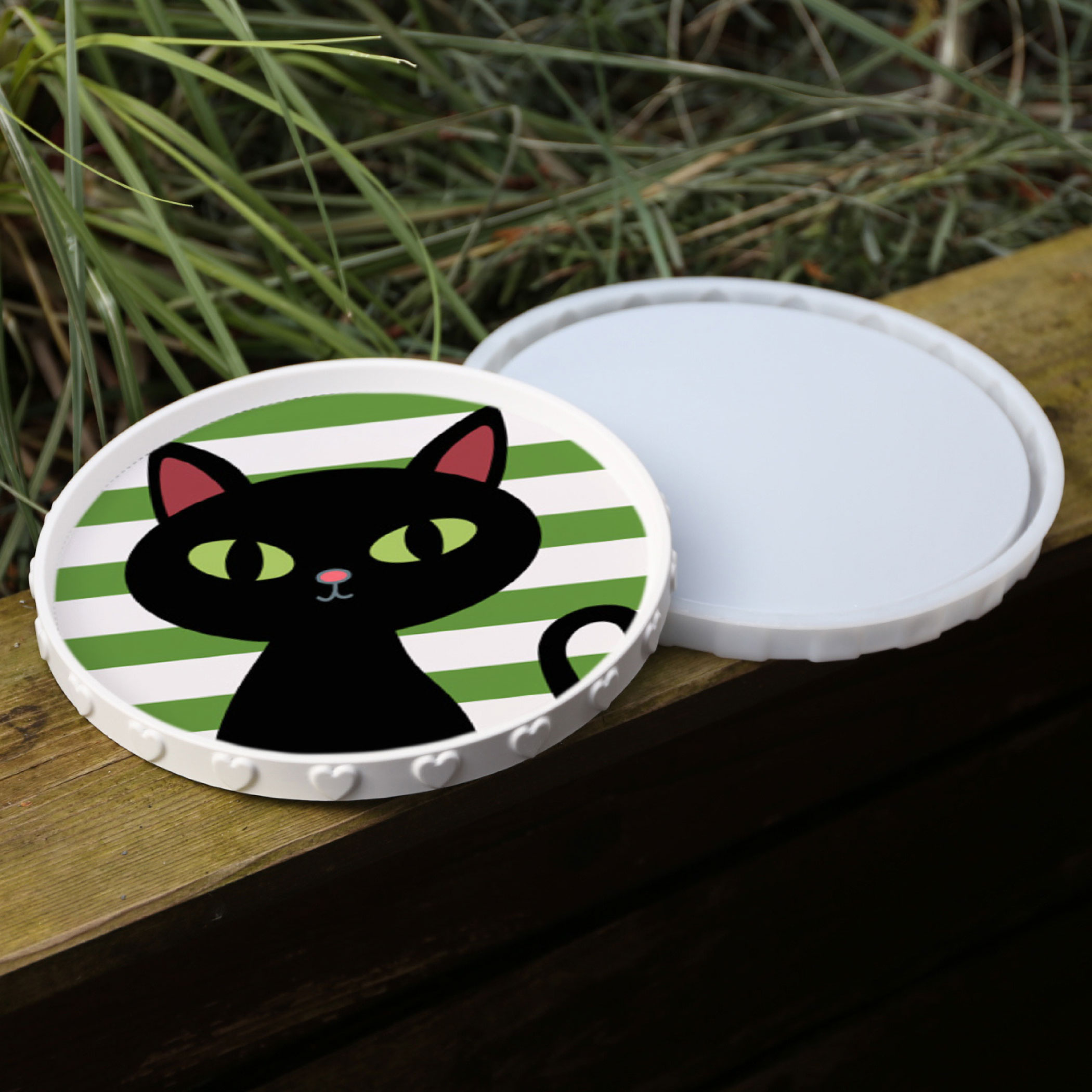 Outdoorstoff - Spooky Season - Inlays für Silikon - Dekoteller - Tablett - wähle aus 4 Varianten - Frida Kreativ - abby and amy – Bild 10