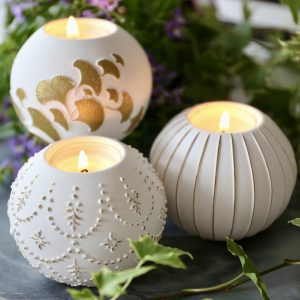 Silikon - Gießform - Dekokugel für Teelichter - wähle aus 3 Varianten