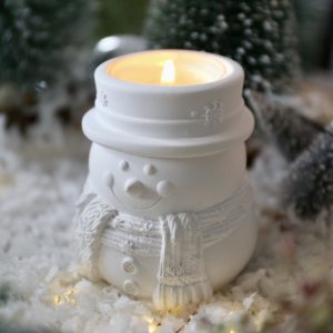 Silikon - Gießform - Schneemann - Kerzenhalter - Adventsdeko - Weihnachtsdeko - für Teelichter
