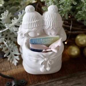 Silikon - Gießform - Neugierige Kinder mit Weihnachtsmann-Sack - für Kerzensand / Gutschein / Schokoriegel - Adventsdeko - Weihnachtsdeko