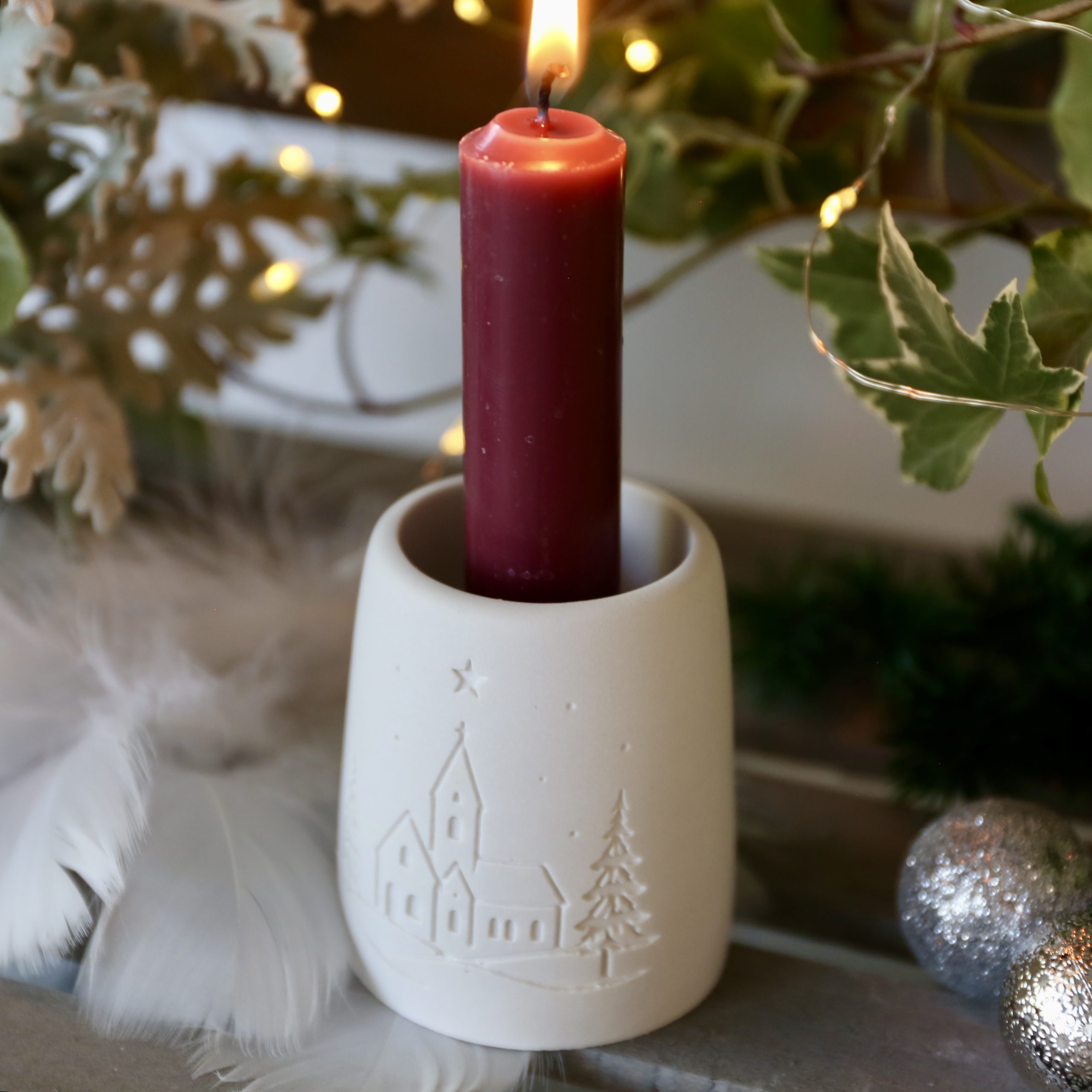 Silikon - Gießform - Weihnachtliche Teelichthalter - Weihnachtsdeko - Winterdeko - wähle aus 4 Varianten – Bild 18