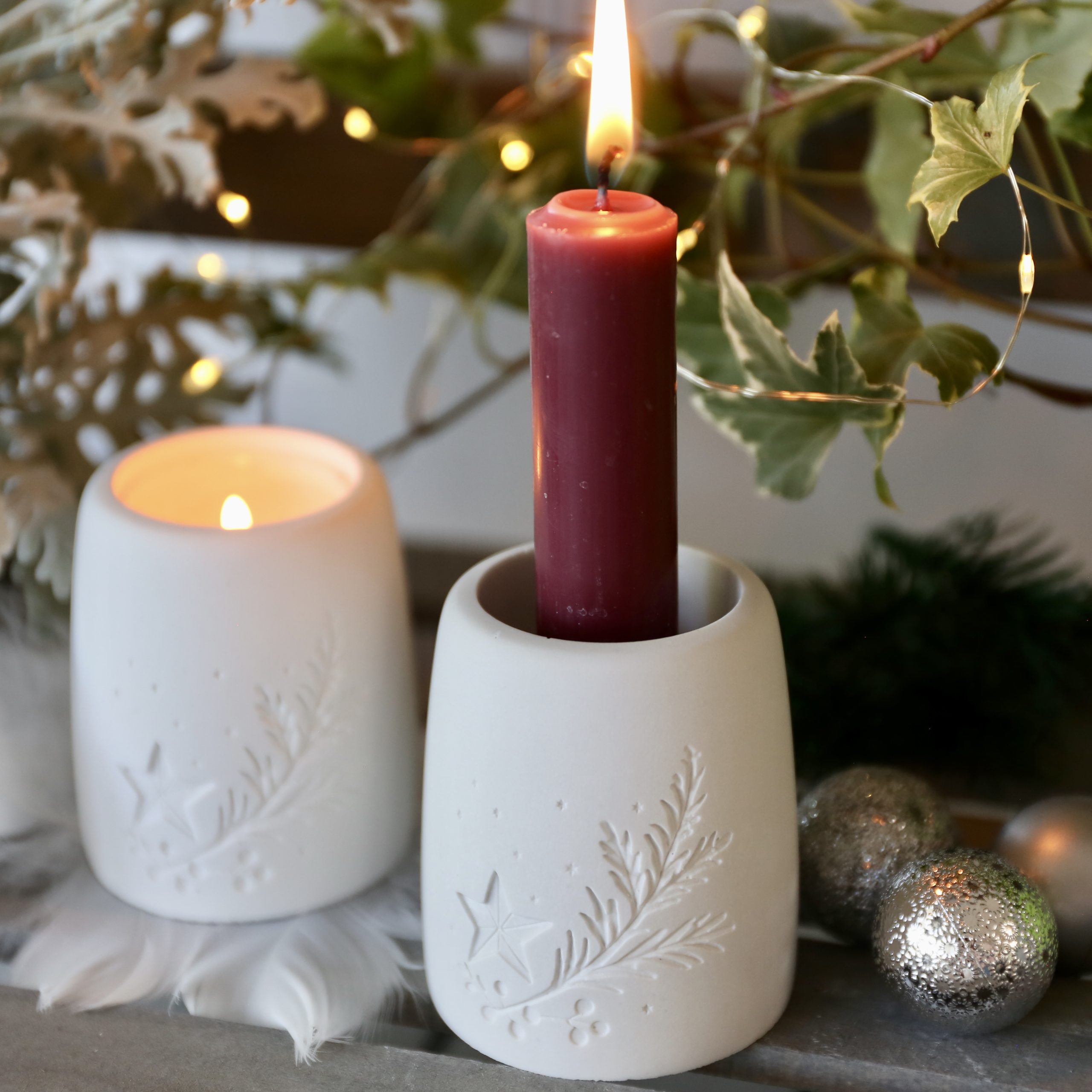 Silikon - Gießform - Weihnachtliche Teelichthalter - Weihnachtsdeko - Winterdeko - wähle aus 4 Varianten – Bild 22