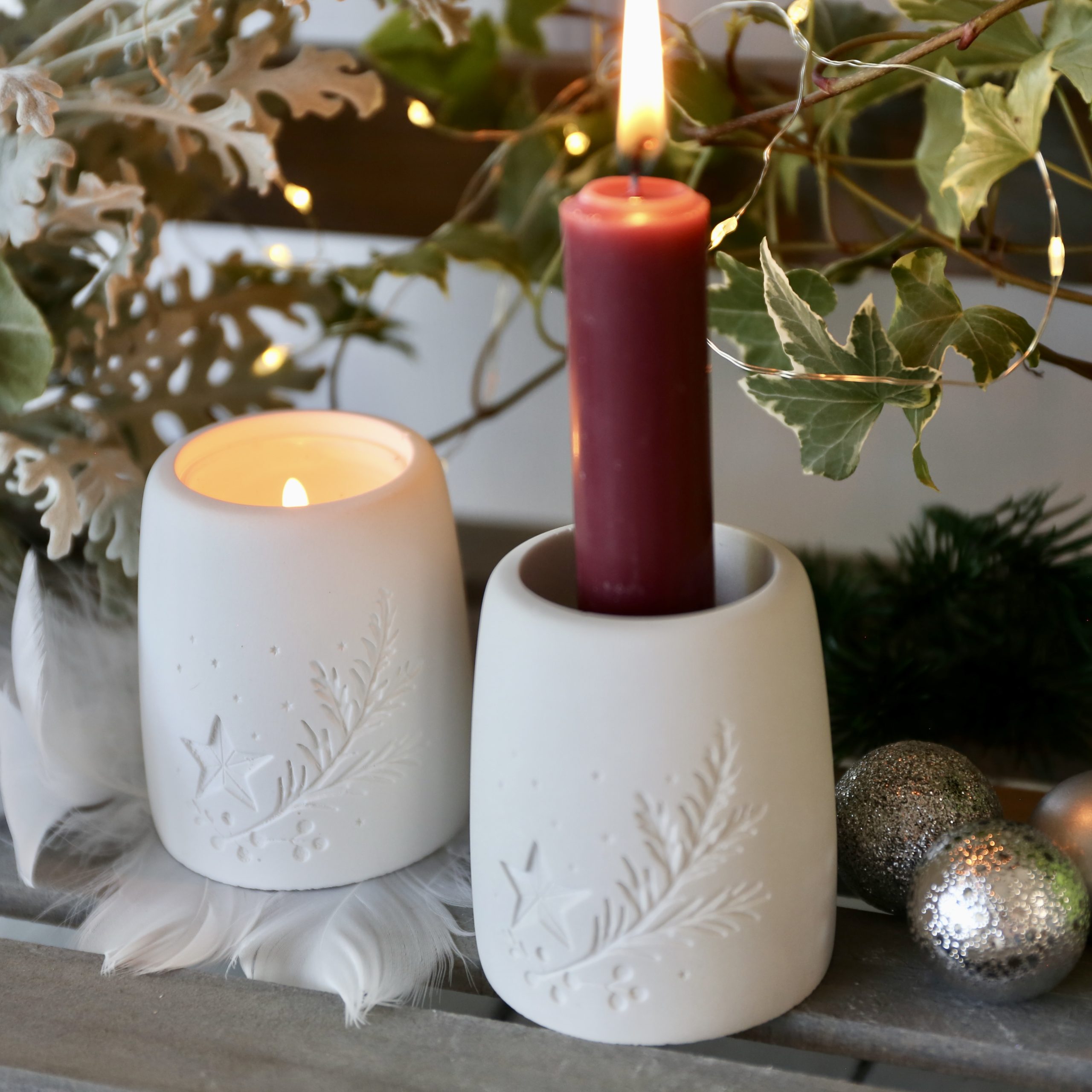 Silikon - Gießform - Weihnachtliche Teelichthalter - Weihnachtsdeko - Winterdeko - wähle aus 4 Varianten – Bild 23