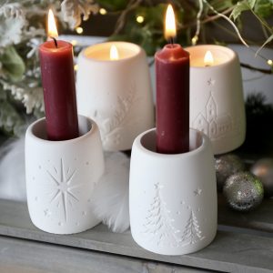 Silikon - Gießform - Weihnachtliche Teelichthalter - Weihnachtsdeko - Winterdeko - wähle aus 4 Varianten