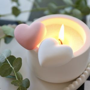 Silikon - Gießform - Herzen - Matte - Lebkuchenherzen - zum Applizieren