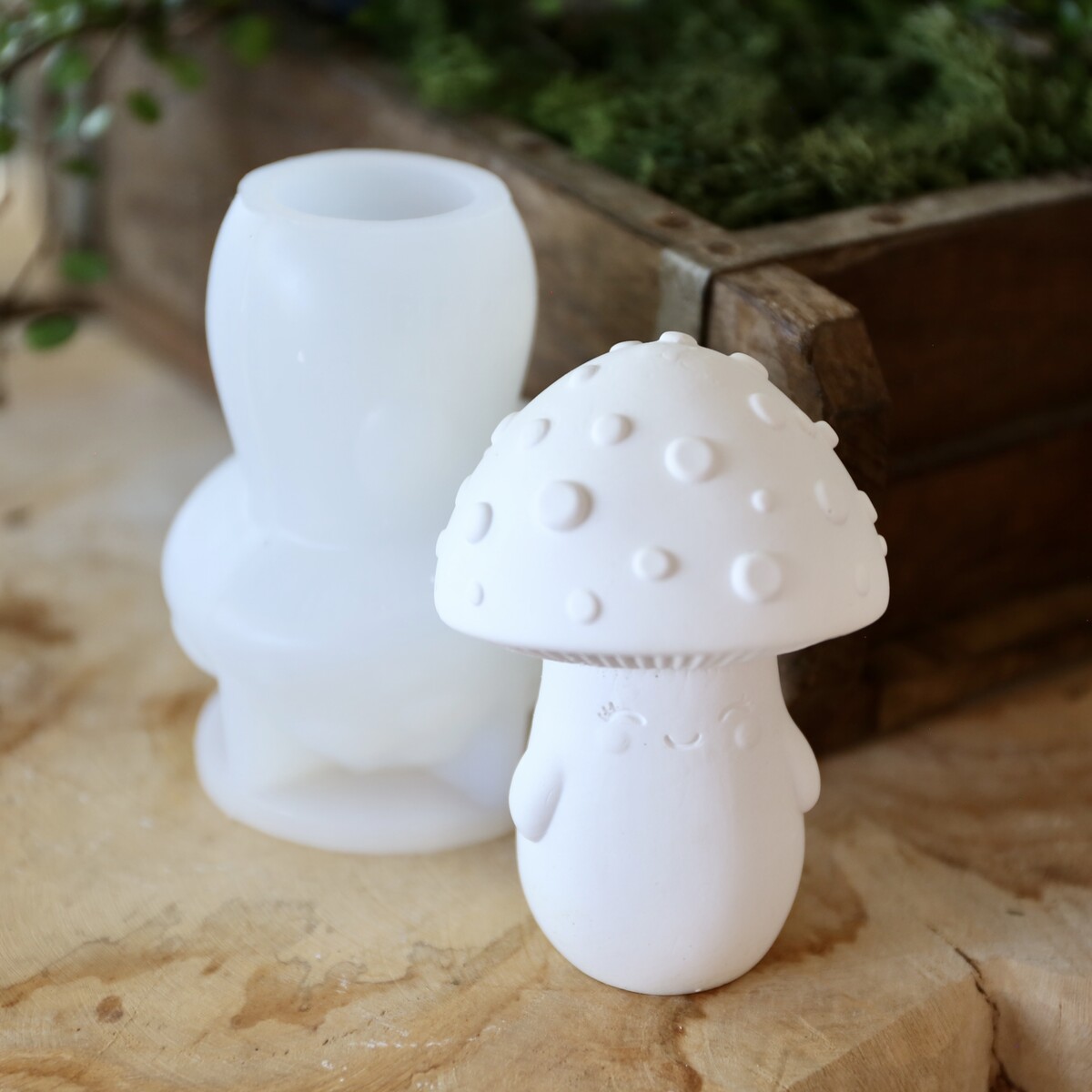 Silikon - Gießform - Heiterer Pilz - Mini - Herbstdeko – Bild 12
