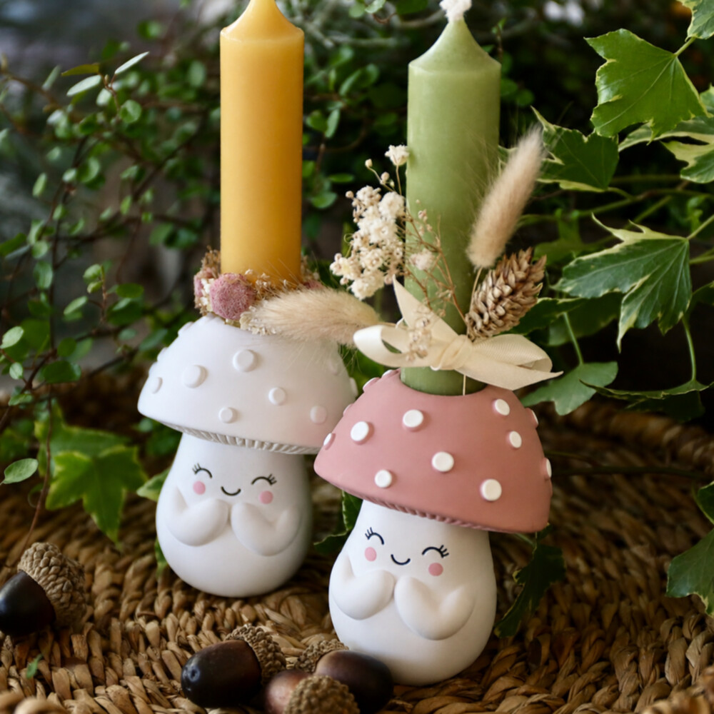 Silikon - Gießform - Heiterer Pilz - Mini - Herbstdeko – Bild 6