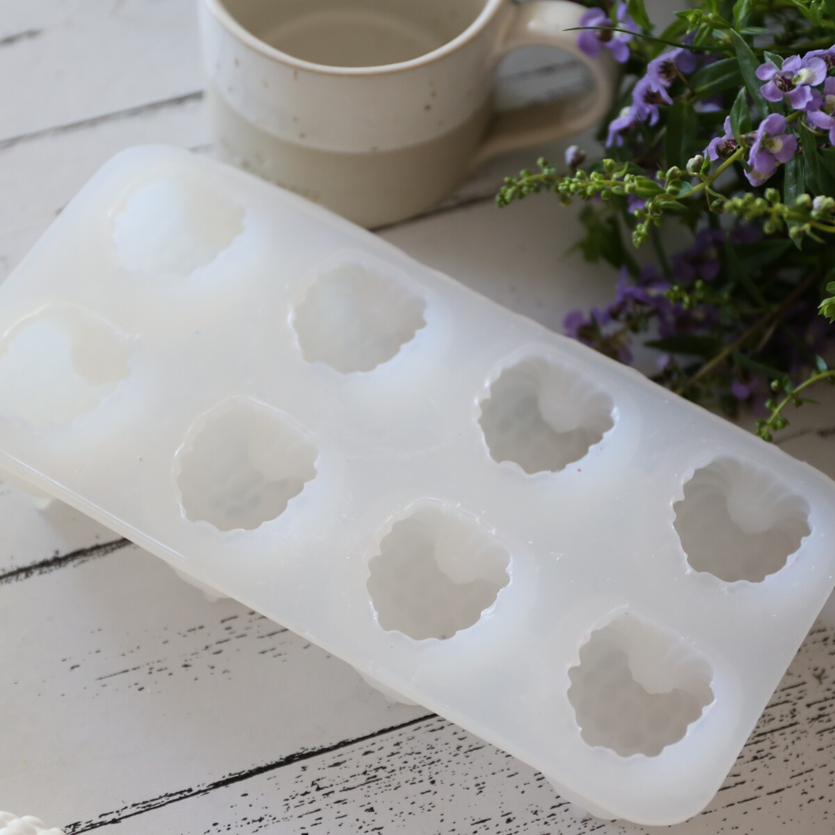 Silikon - Gießform - Blaubeere - Heidelbeere - Freche Früchte - zum Applizieren – Bild 11