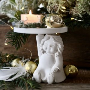 Silikon - Gießform - Dicker Engel - Tellerhalter - Weihnachten