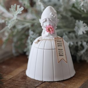 Silikon - Gießform - Weihnachtselfe im Kleid - kleine Dose - 2-teilig - Weihnachten